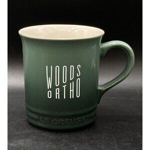 Le Creuset Stoneware Artichaut Green Tea Coffee Mug 14 oz Woods Ortho